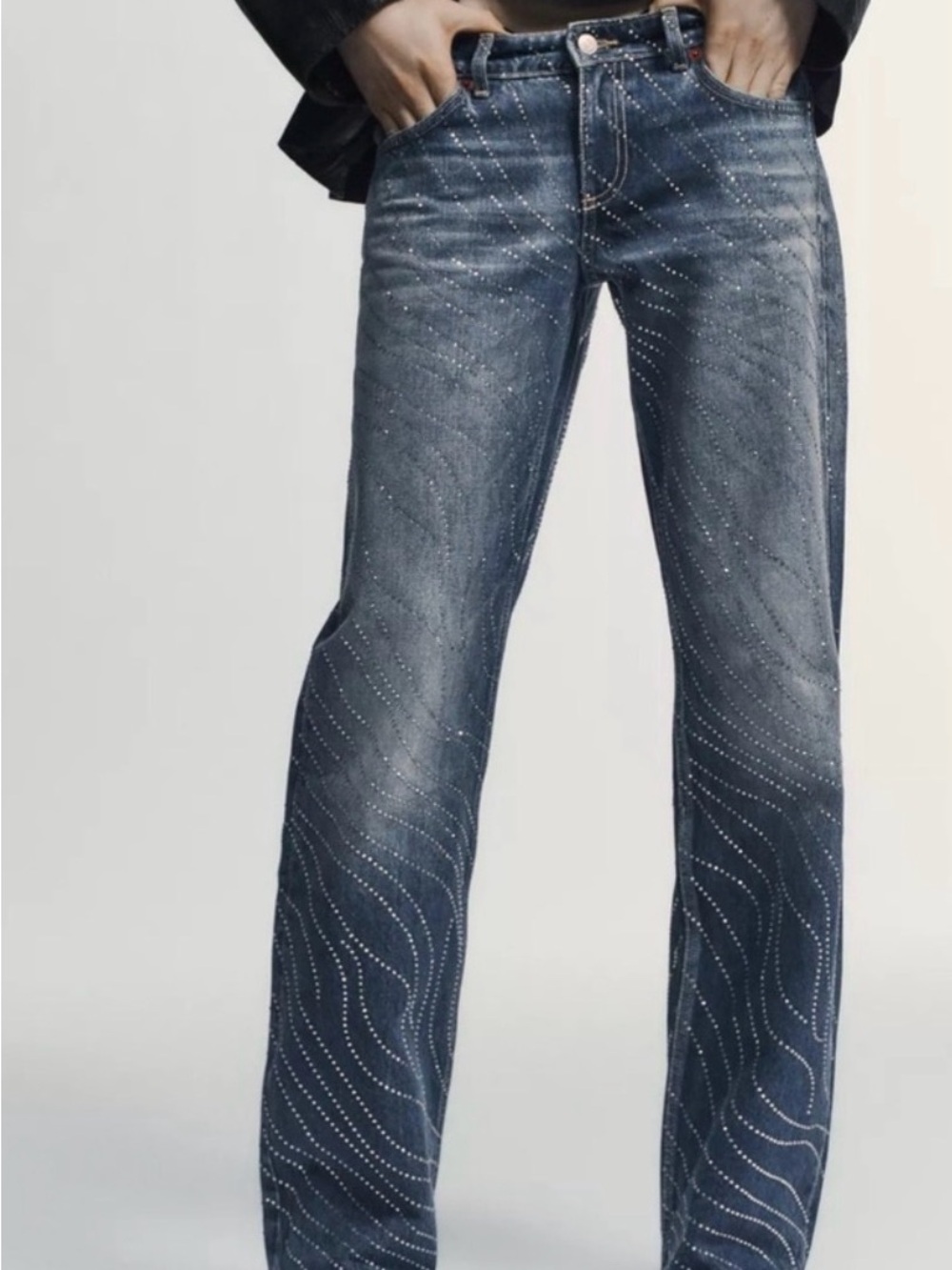 Zara Rhinestone Women’s Jeans